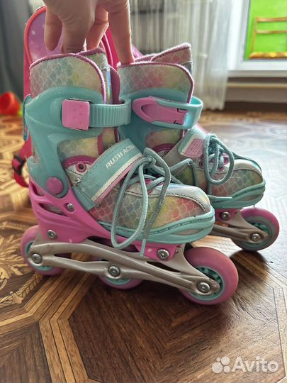 Ролики детские 26 29 с сумкой и защитой