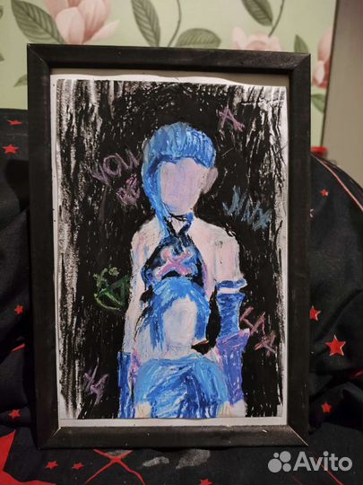 Картина масляной пастелью