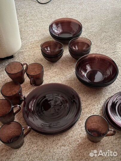 Набор посуды luminarc новый 30 предметов