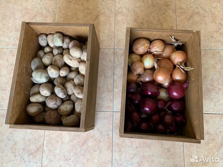 Ящик деревянный для хранения овощей