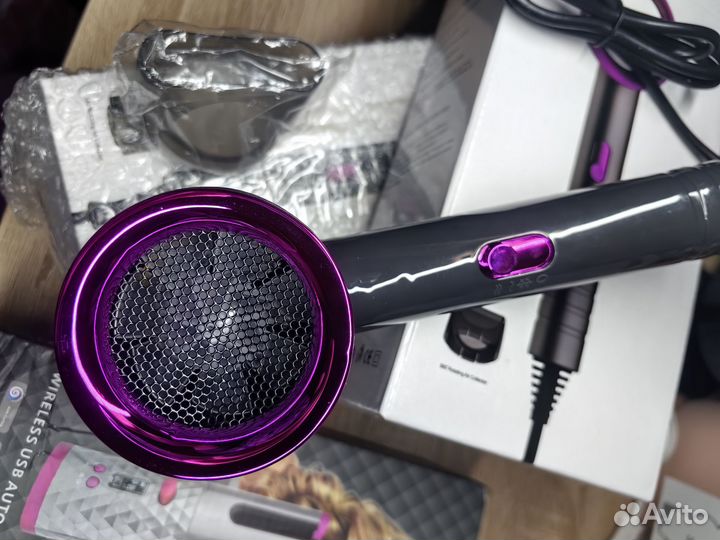 Фен для волос стайлер для завивки новый
