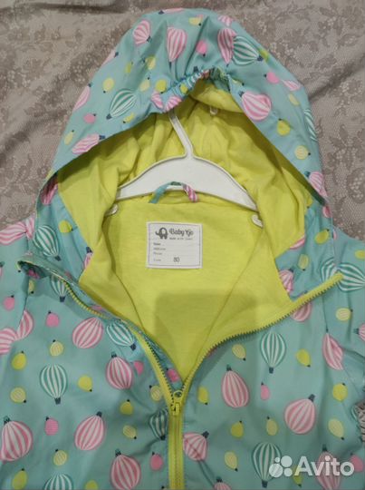 Ветровка для девочки 80