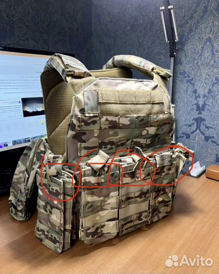 Бронежилет 5 класс защиты с осколочными плитами