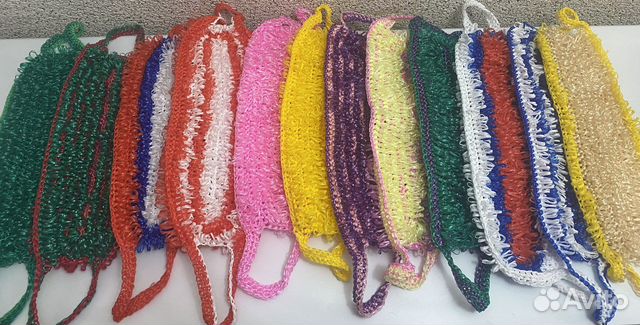 Мочалка,ручной работы