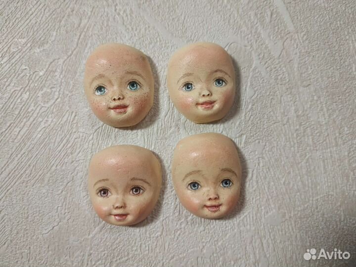 Личики для ватных игрушек