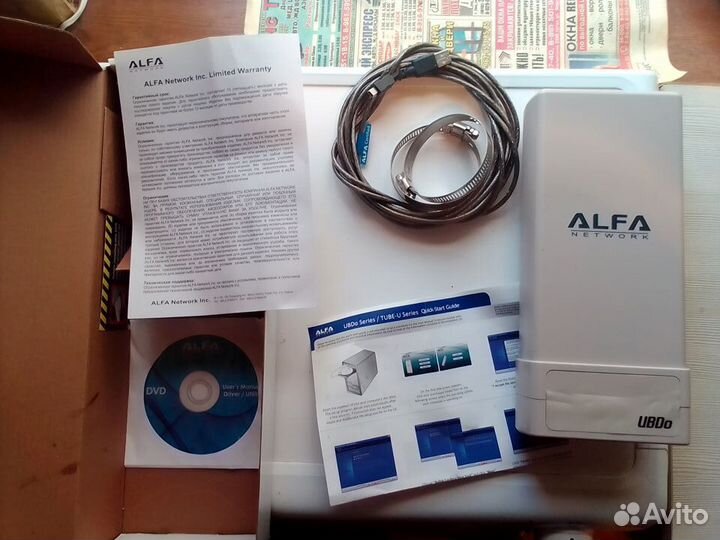 Адаптер WiFi уличный Alfa Network UBDo-nt USB (2.4