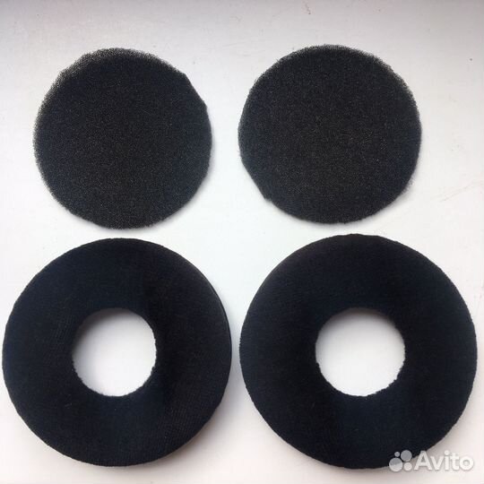 Оригинал велюровые амбушюры на Sennheiser HD 25