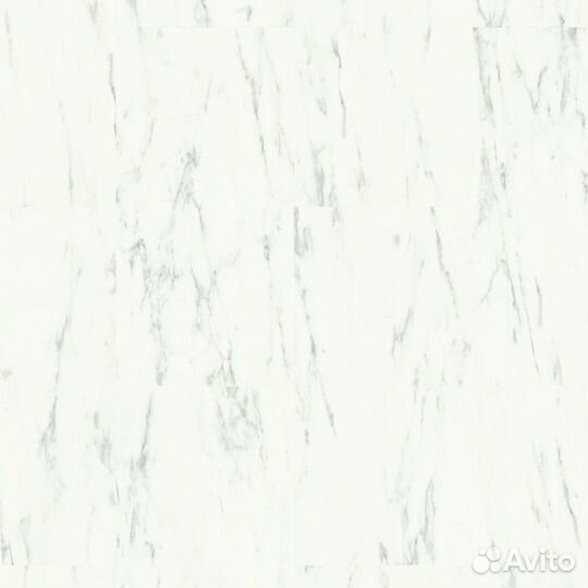 Пвх-плитка Quick-Step Alpha Vinyl Мрамор белый