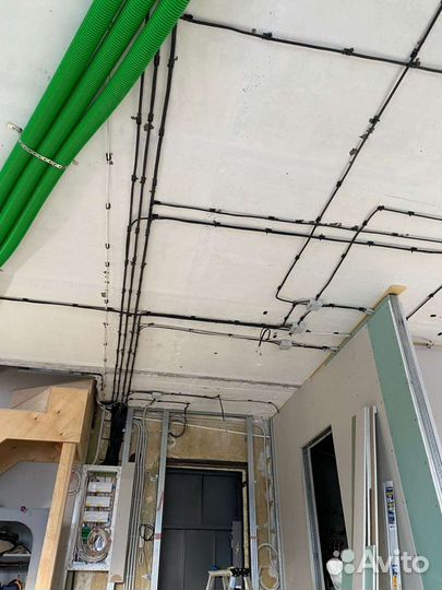 Электрик, замена проводки, перенос розеток