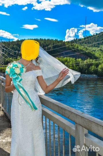 Свадебное платье рыбка