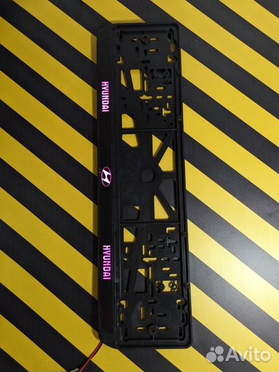 Номерная рамка c вашим лого и дизайном