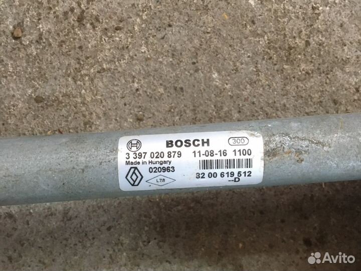 Моторчик стеклоочистителя renault logan