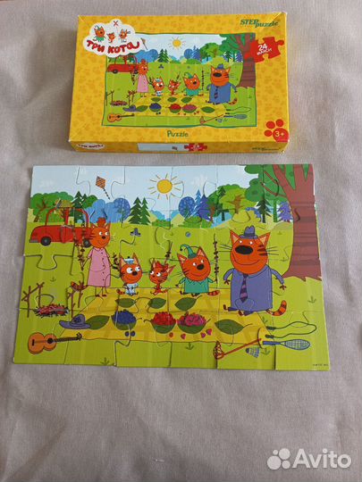 Детские пазлы пакетом