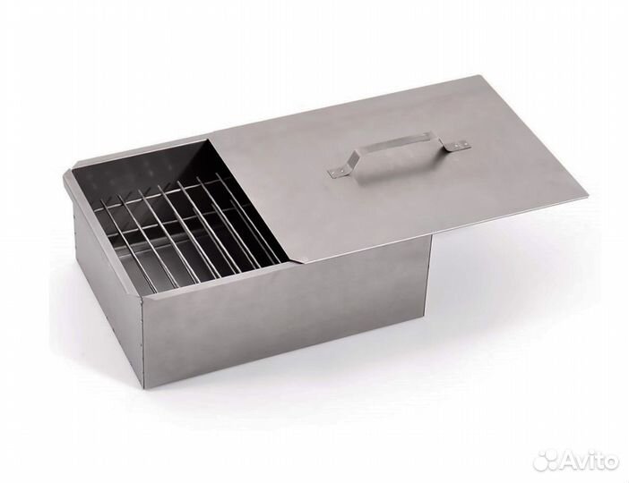Коптильня кедр 380х280х170мм сталь 0,8мм новая