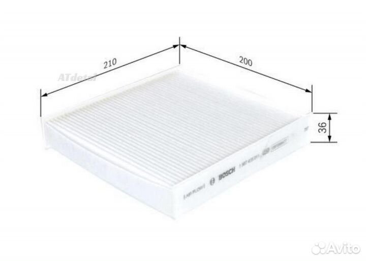 Фильтр салона renault clio/logan/sandero 12