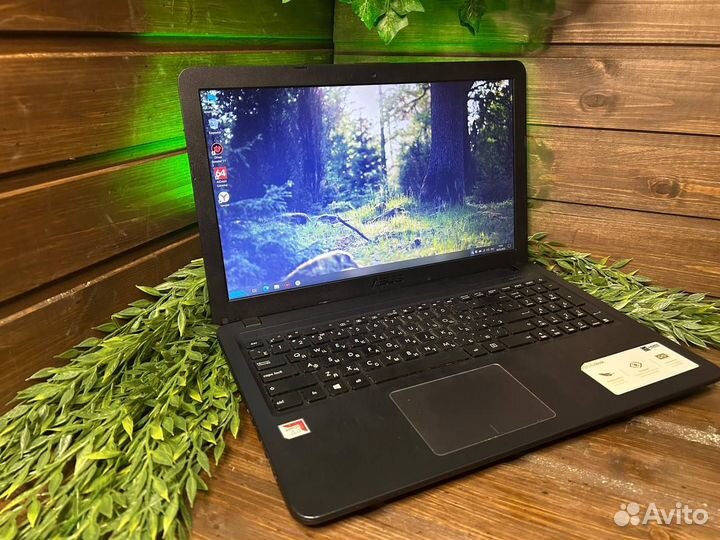 Ноутбук для работы Asus A4-9125/4gb/128 gb ssd