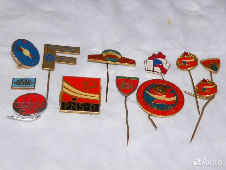 Значки СССР посвящённые городам, предприятиям, пра