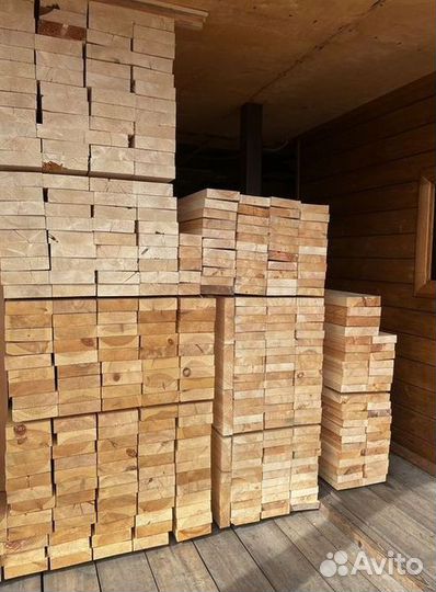 Доска строганная 20х90х6000