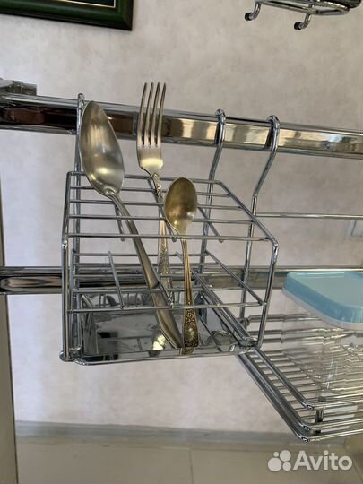 Полка навесная, сушка ложек, стакан навесной