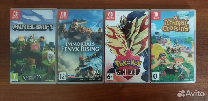 Картриджи nintendo switch