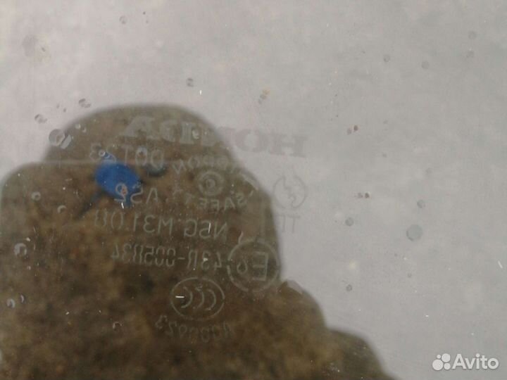 Стекло задней правой двери хонда цивик 4д