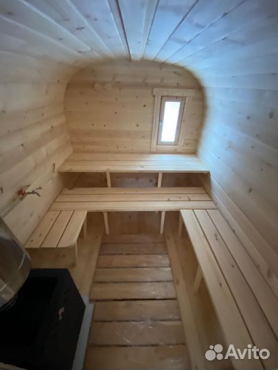 Баня бочка под ключ