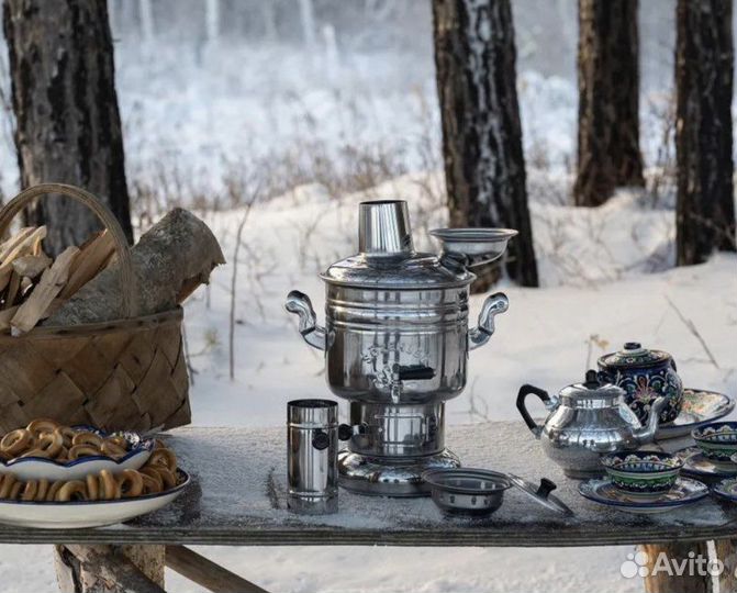 Самовар на дровах 4л