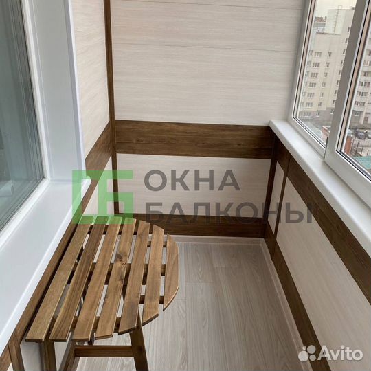 Остекление балконов. Окна пвх