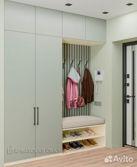 Шкаф в прихожую от фабрики