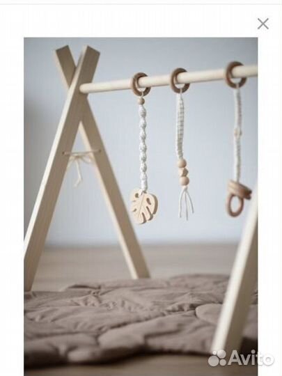 Тренажер монтессори с подвесами