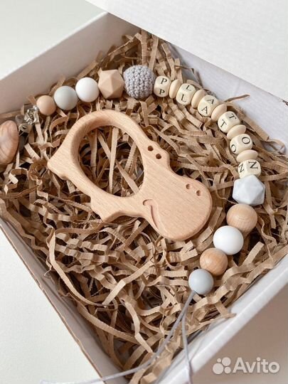 Именной держатель для соски