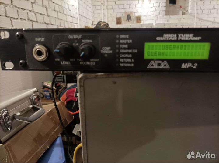 ADA mp-2 гитарный ламповый предусилитель