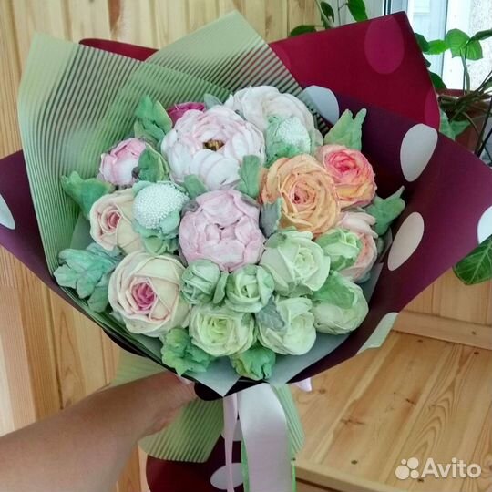 Зефирный букет зефир торт