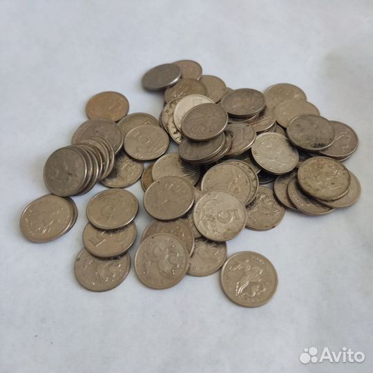 Лот монет 5 копеек