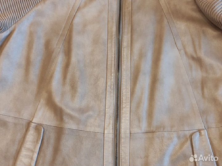 Куртка натуральная кожаная женская 46 48
