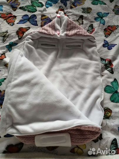 Конверт на выписку с прорезями для автолюльки