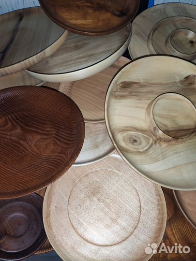 Кухонные доски, тарелки из дерева, токарка
