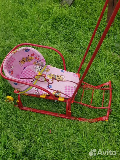 Детские зимние санки