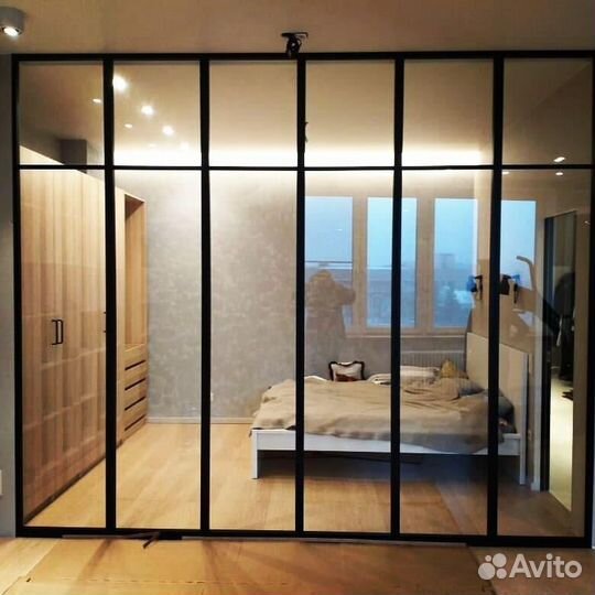 Мeжкомнaтные пeрегородки в стиле Loft