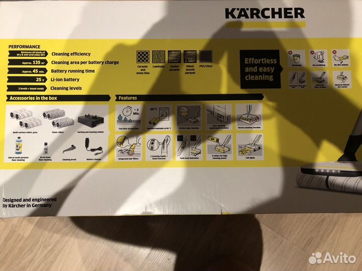 Электрошвабра karcher FC 7 Cordless Premium