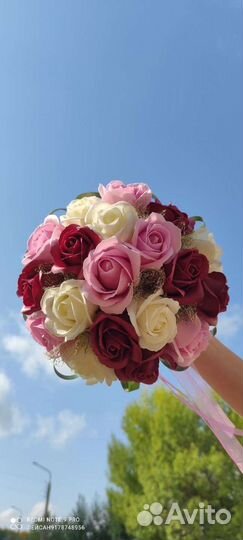 Букет для невесты дублёр бутоньерка