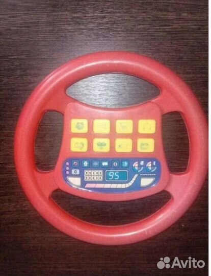 Детский конструктор, руль музыкальный