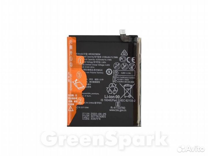 Аккумулятор для Huawei Honor P40 Pro HB536378EEW