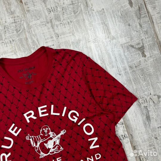 Мужская футболка True Religion, большое лого, ориг