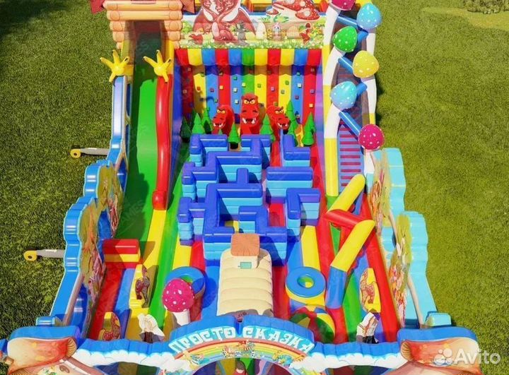 Батут для бизнеса Три богатыря