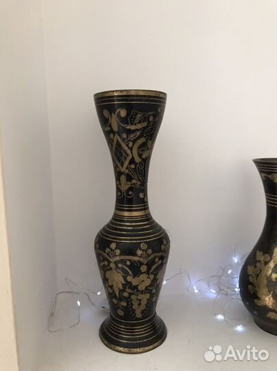 Вазы из латуни