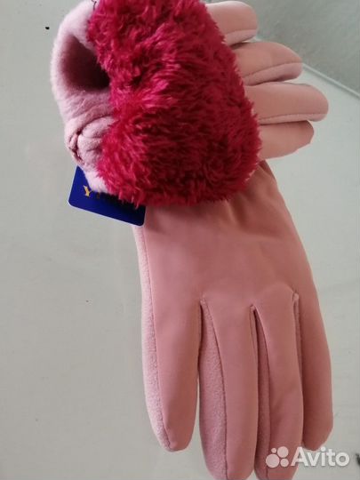 Перчатки утепленные женские