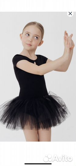 Купальник для девочки гимнастический, 104-110