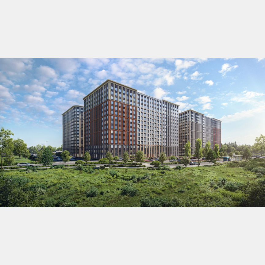 1-к. апартаменты, 39,1 м², 1/16 эт.