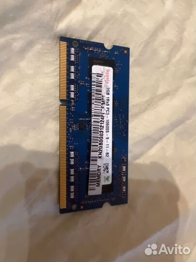 Оперативная память для ноутбука ddr3 2gb hynix